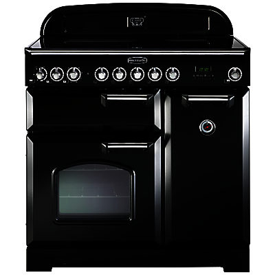 Rangemaster Classic Deluxe 90 Electric Range Cooker Gloss Black Rangemaster Classic Deluxe 90 Electric Range Cooker Gloss Black